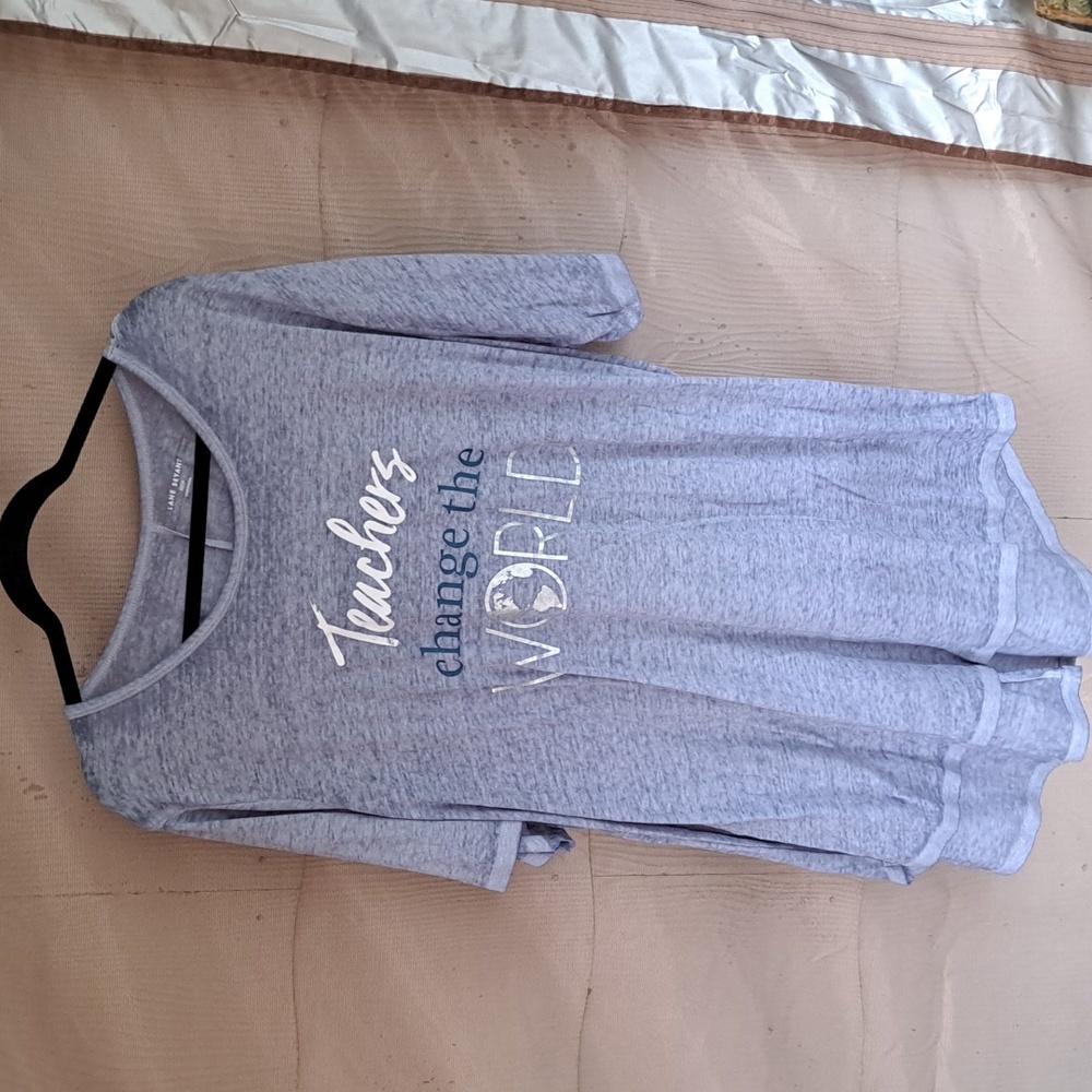 Teachers T Shirt with Logo sz 24